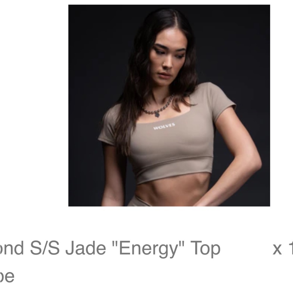 Darc Sport Tan Crop Top